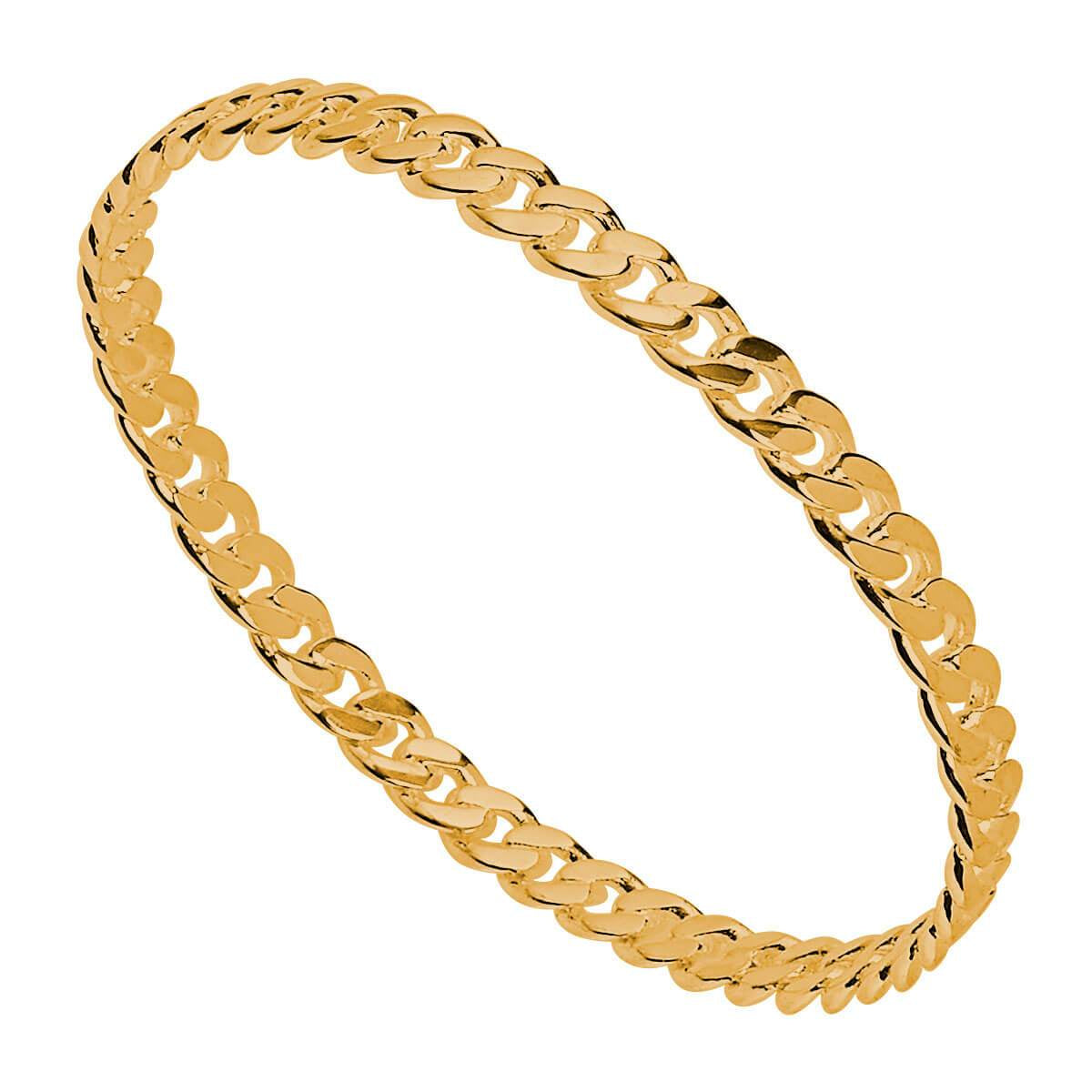 Curb Bangle | Gold