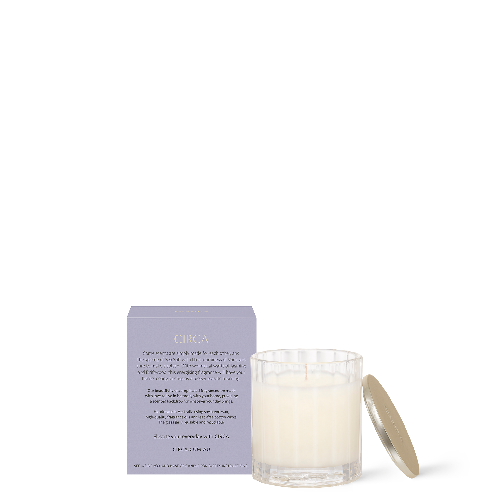 Sea Salt &amp; Vanilla 60g Candle