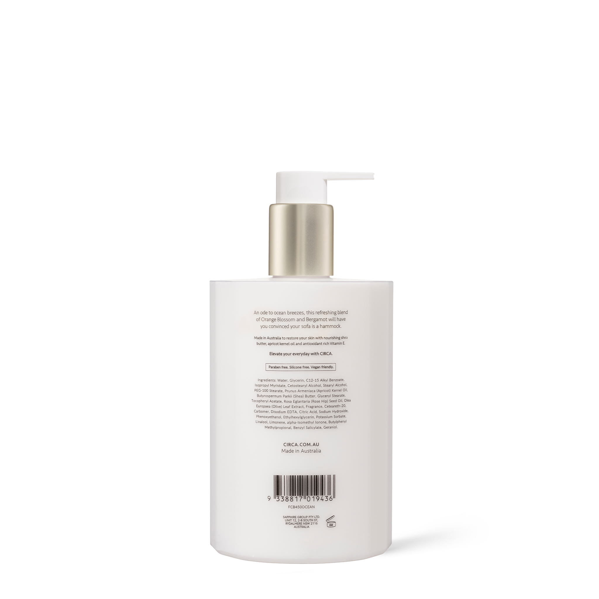 Oeanique Hand Lotion 450ml