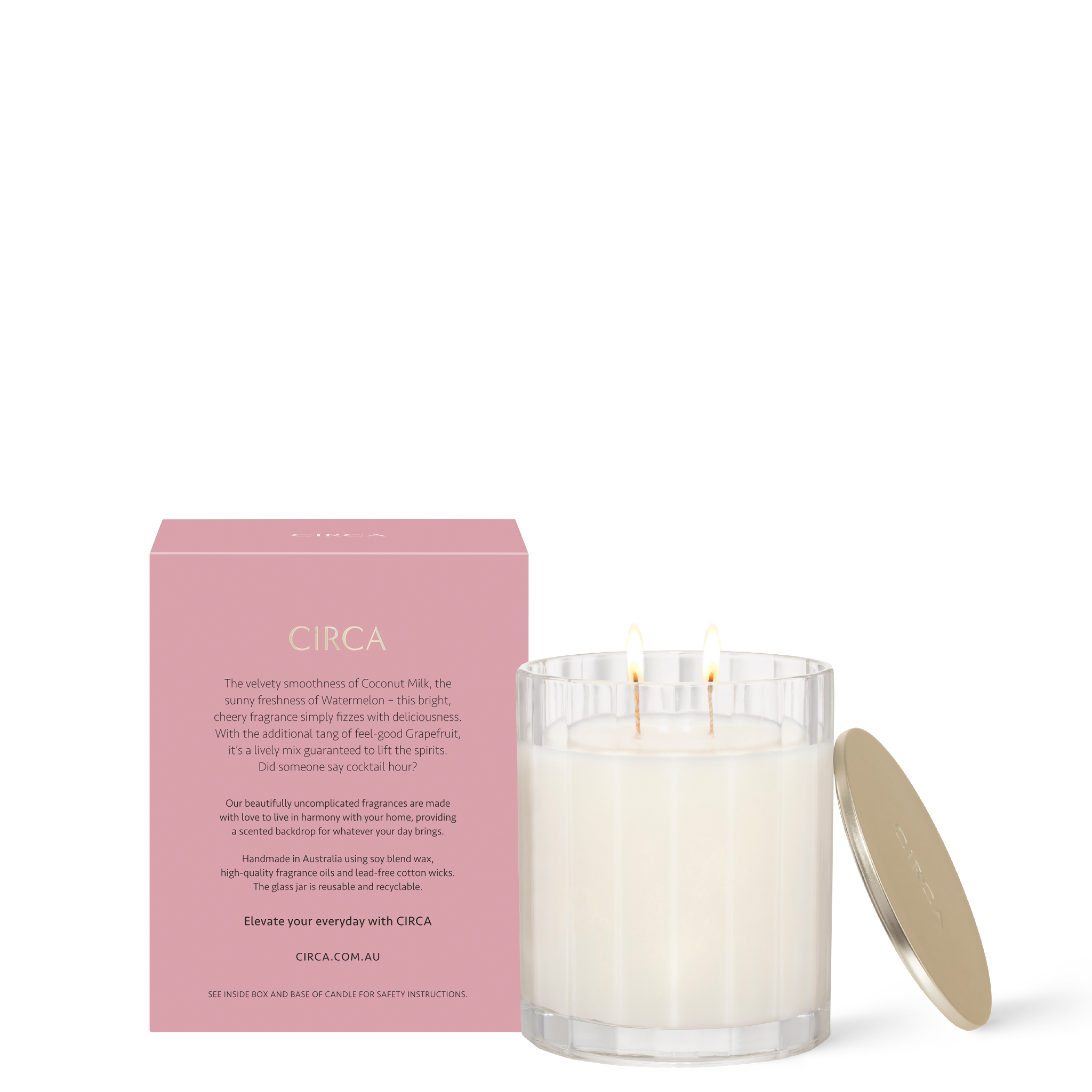 Coconut &amp; Watermelon 350g Candle