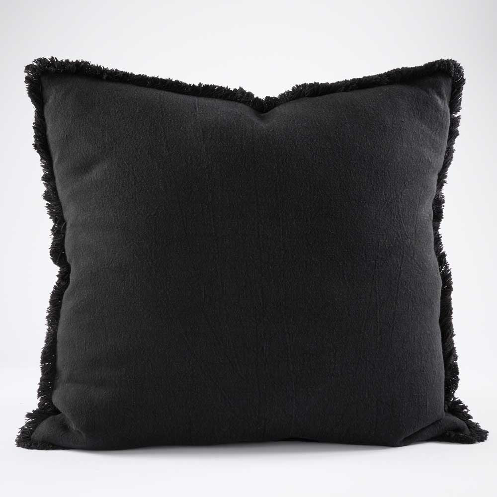 Luca Boho Black Cushion