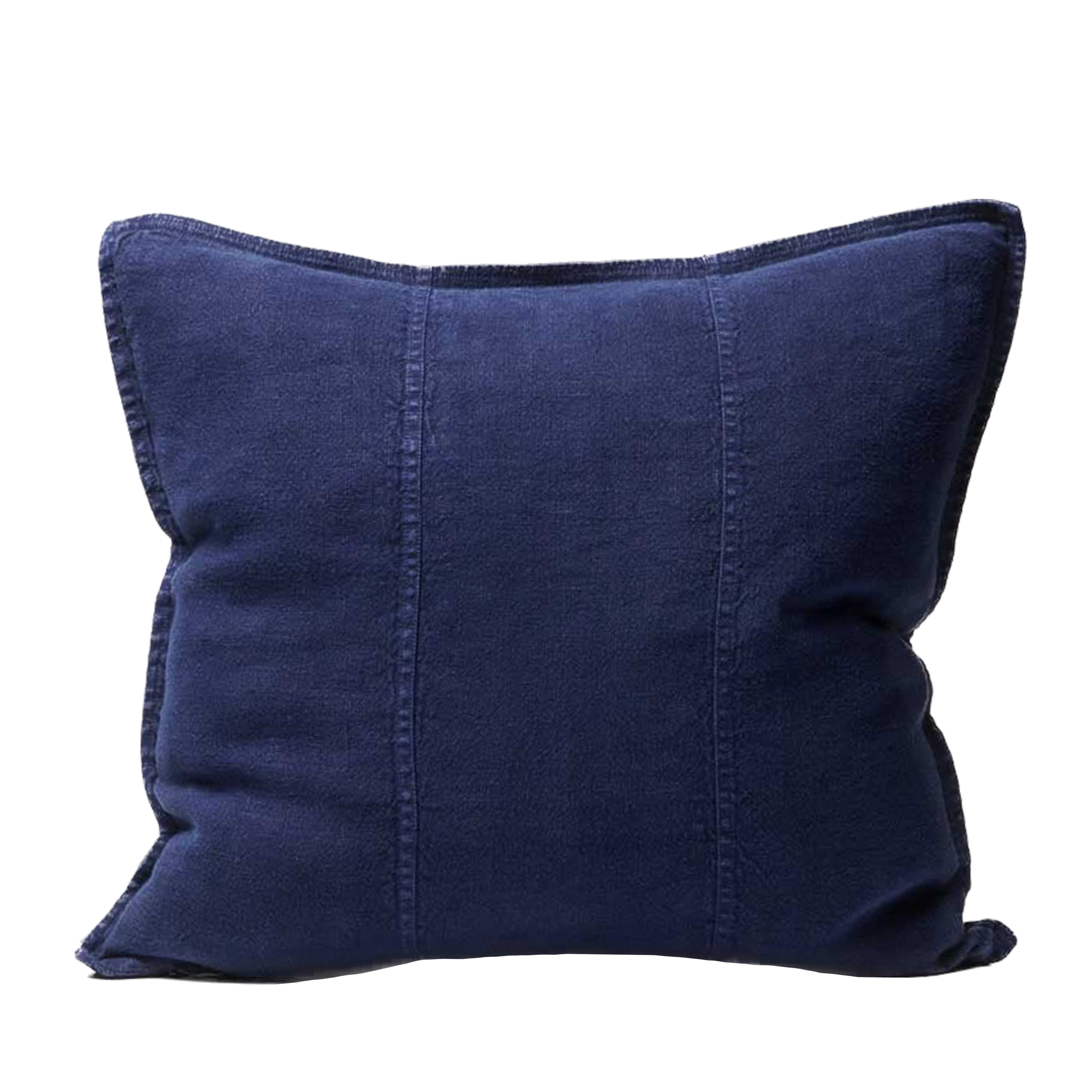 Luca Linen Navy Cushion | 3 Styles