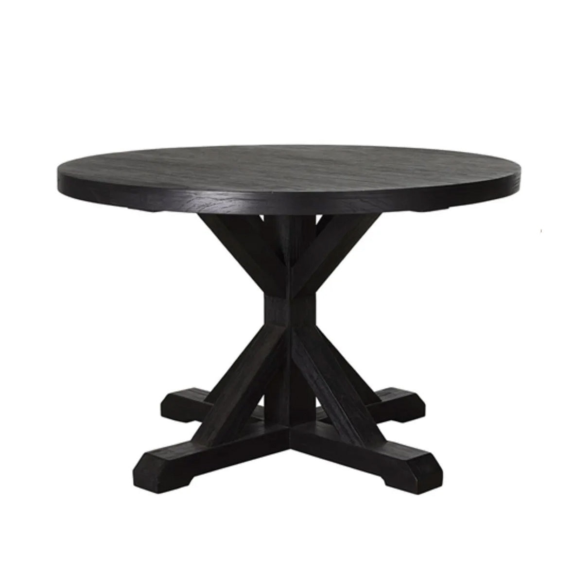 Hamilton Black Round Dining Table - 2 Sizes