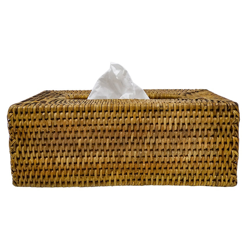 Ranong Tissue Box Cover Rectangle | Tobacco