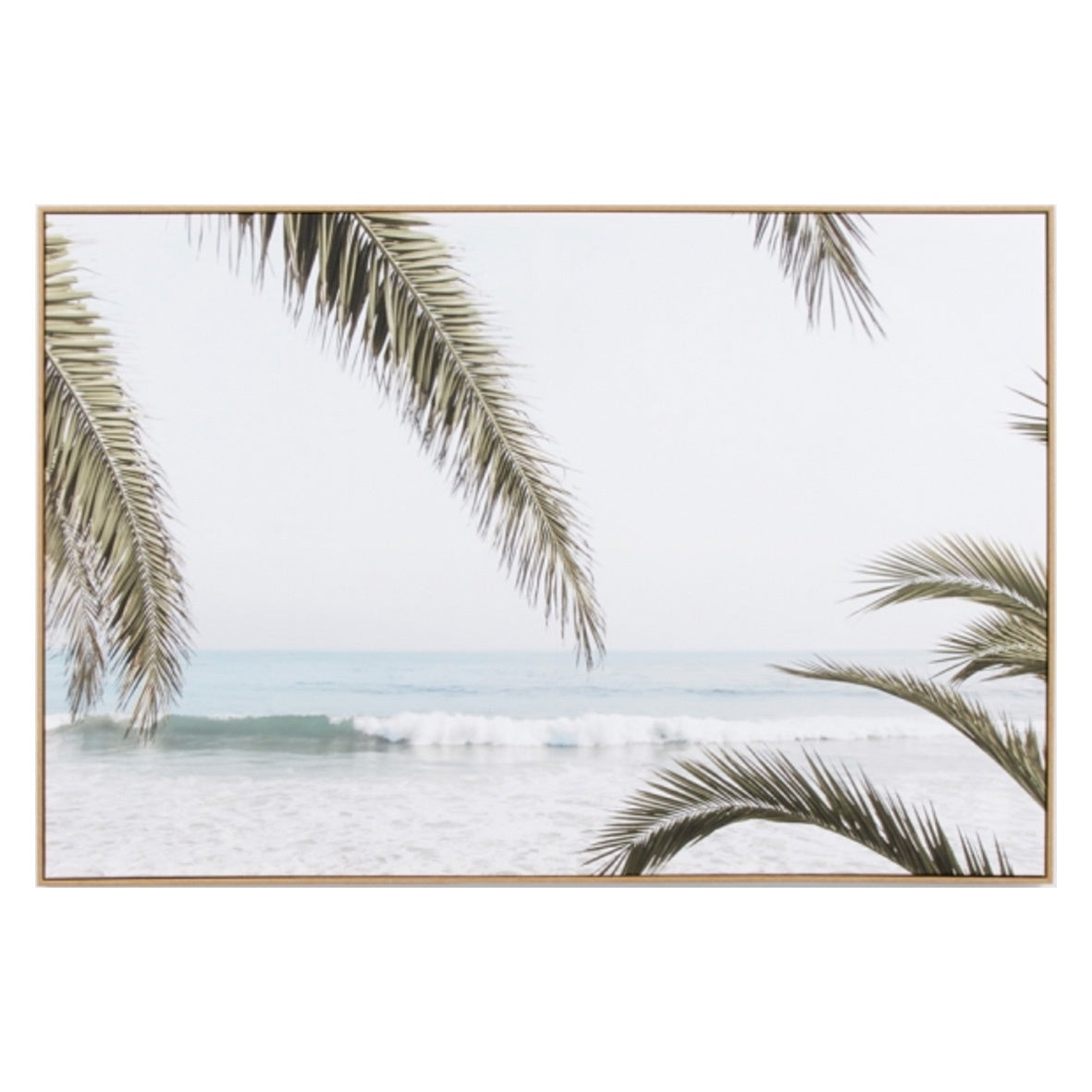 Island Horizon Framed Canvas