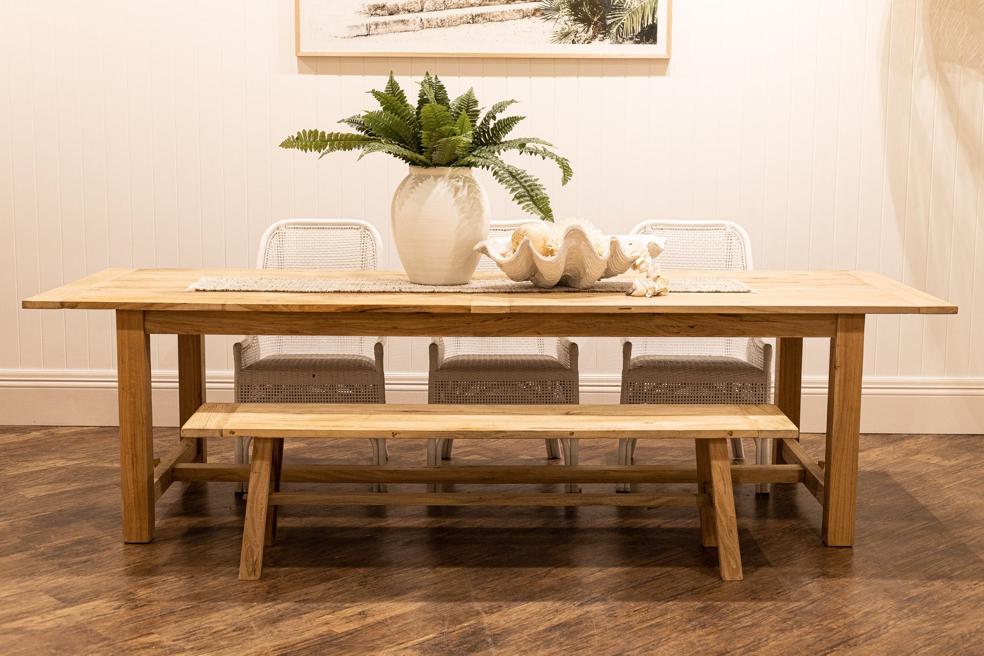 Farmhouse Recycled Elm Dining Table Swish Furniture, Gifts & Homewares