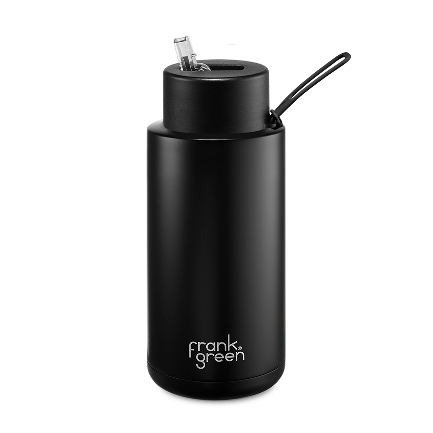 Ceramic Reusable Bottle | Large | 34oz /1000ml | Midnight