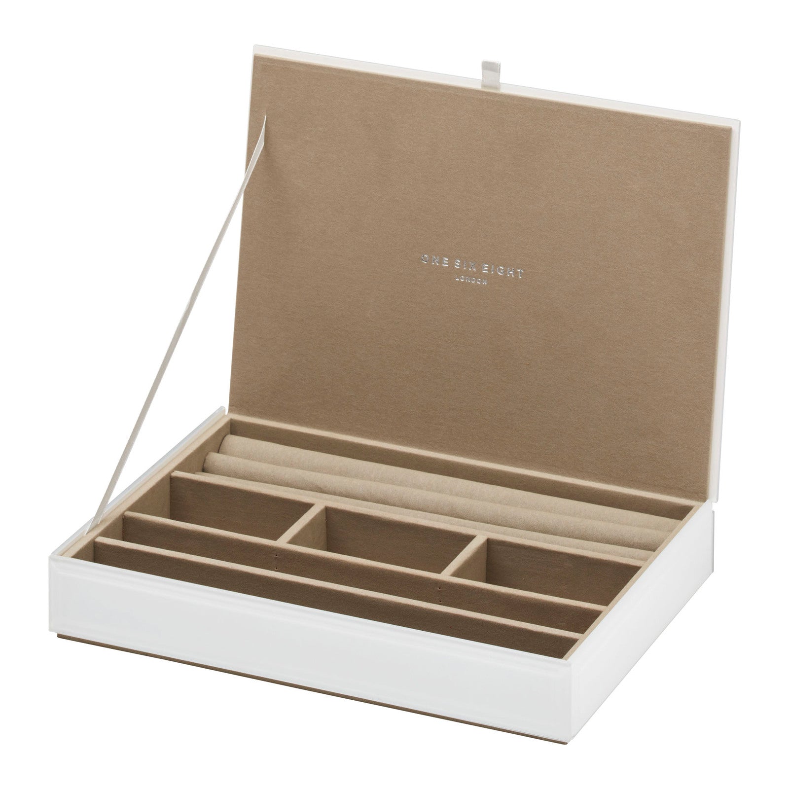 White Stackable Jewellery Box Set