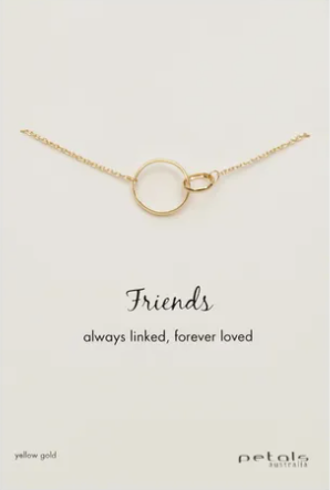 Friends Necklace Gold