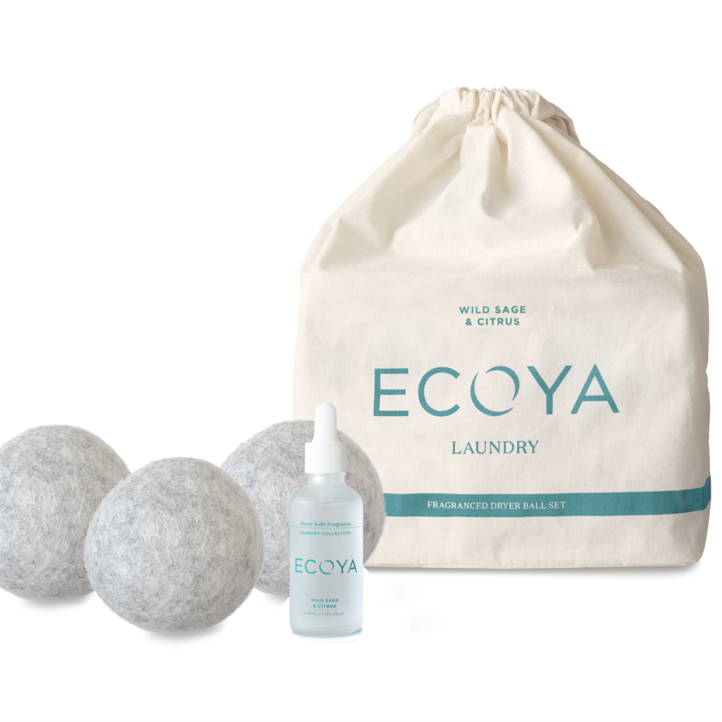 Wild Sage &amp; Citrus Laundry Dryer Ball Set