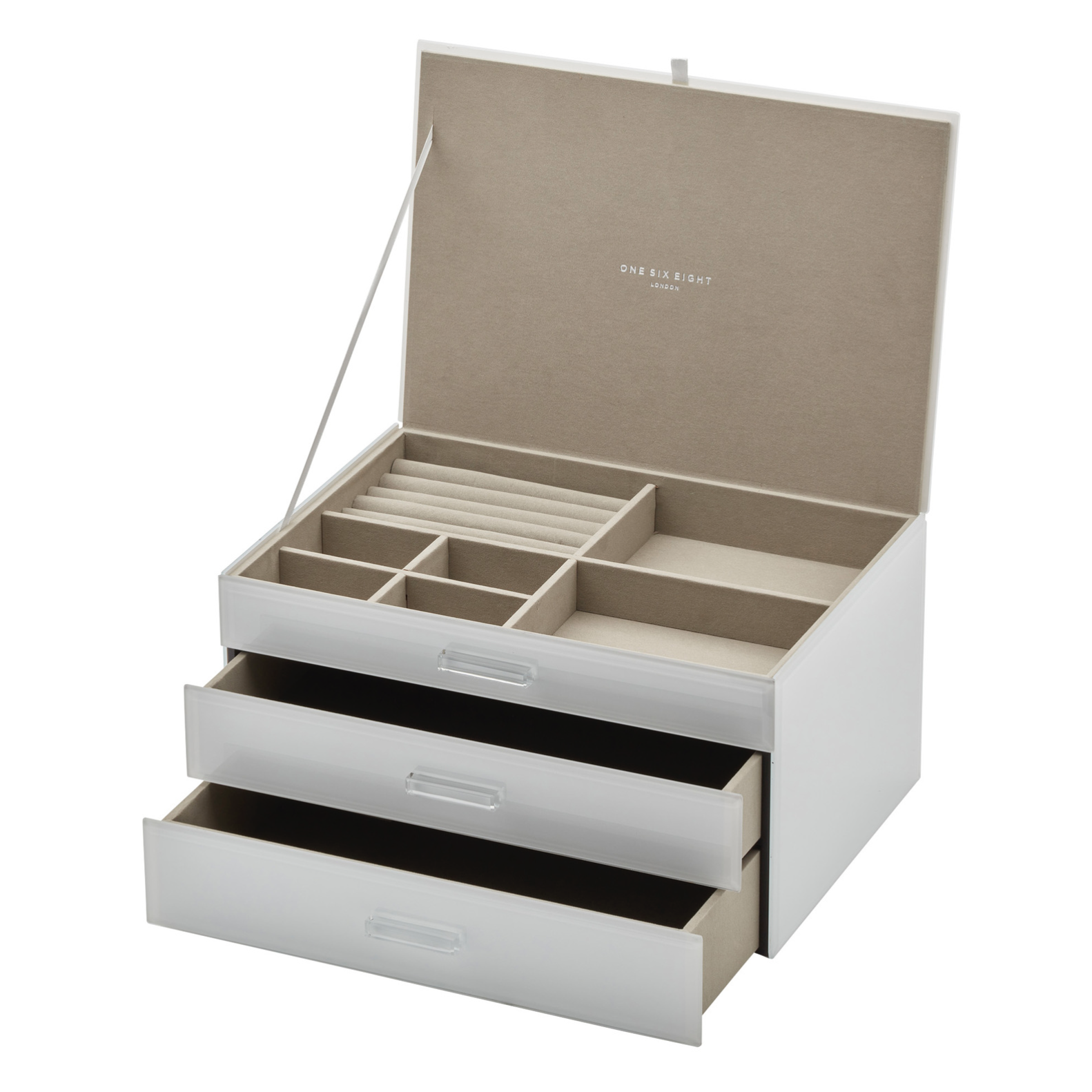 Gabriella White XLarge Jewellery Box