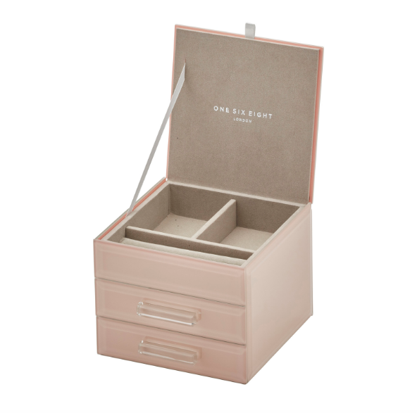 Gabriella Blush Small Jewellery Box