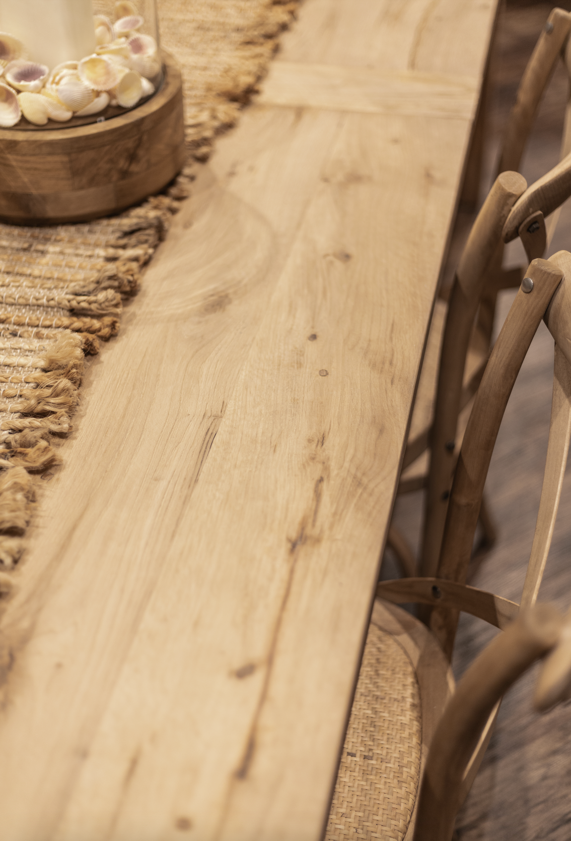 Farmhouse Recycled Elm Dining Table