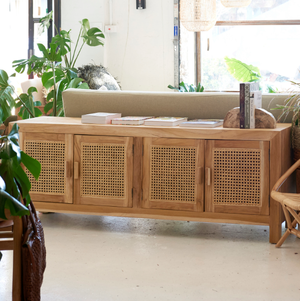 St Barts Natural Low Line Console