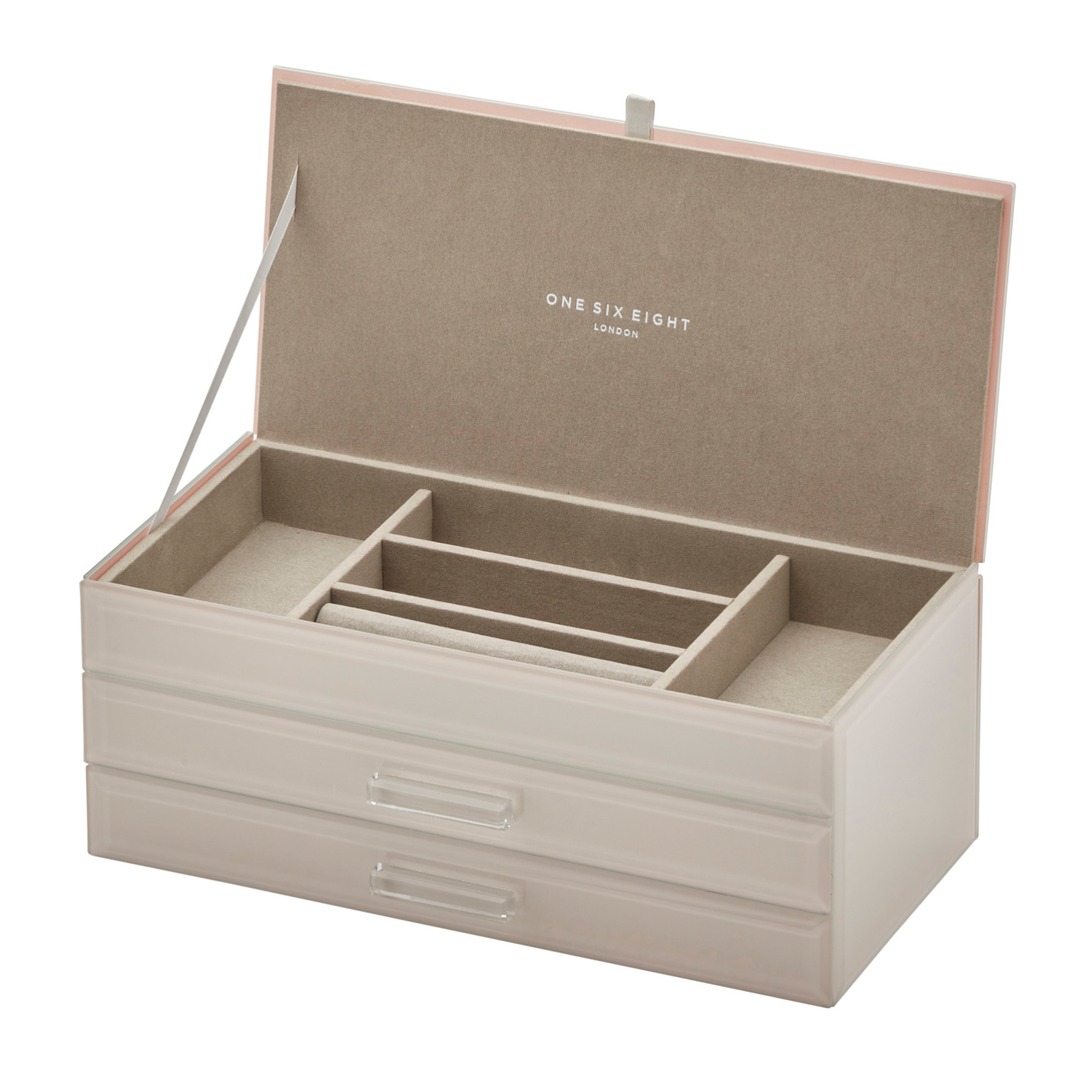 Gabriella Nude Large Jewellery Box