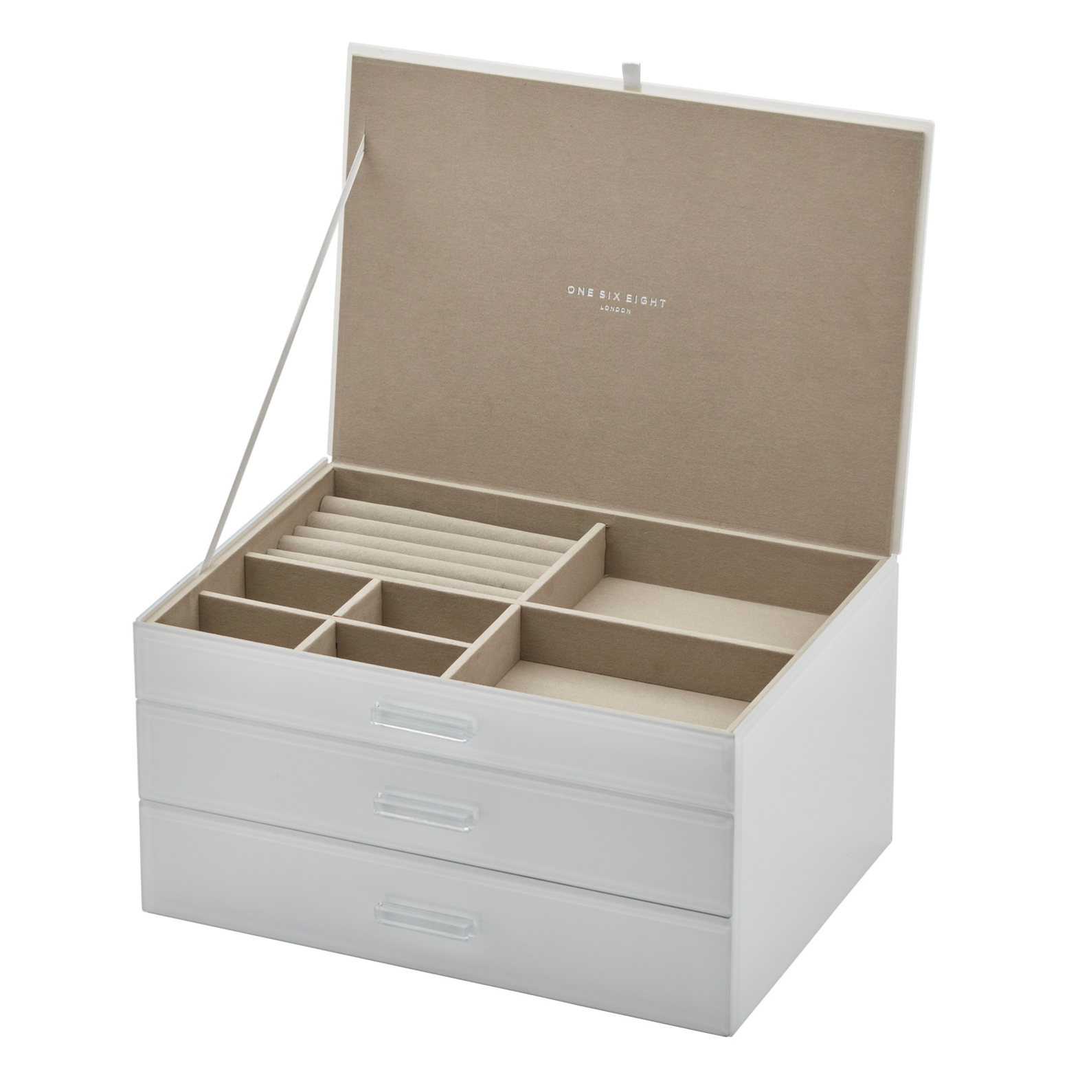 Gabriella White XLarge Jewellery Box