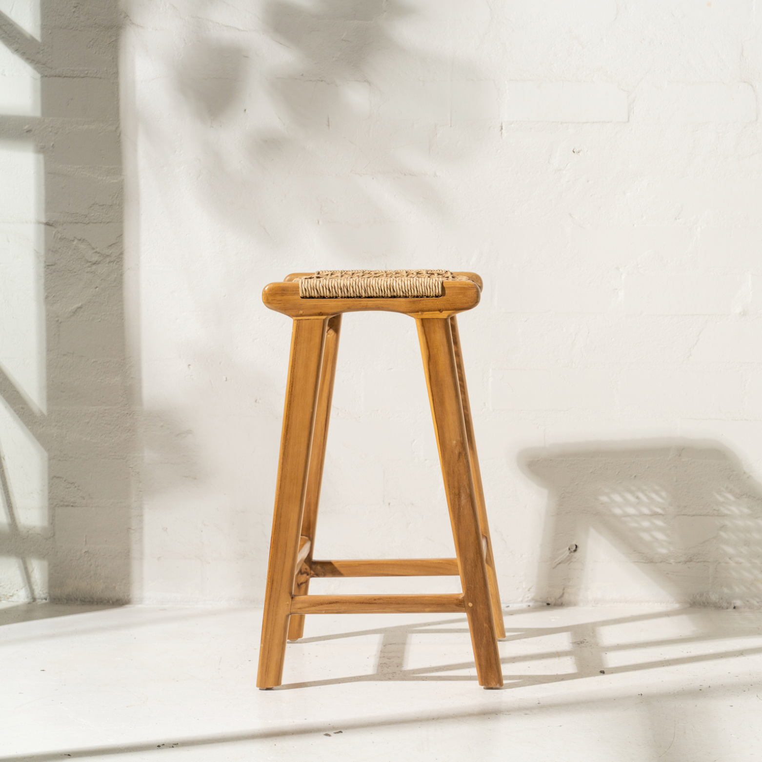 Khairi Woven Outdoor Kitchen Stool