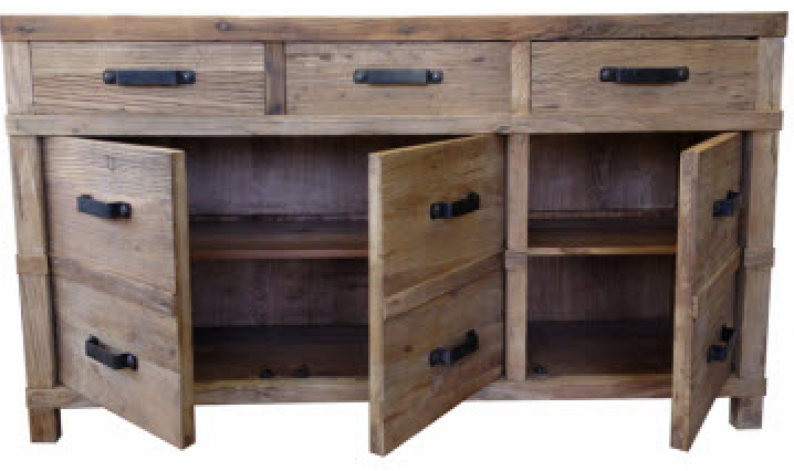 Leura 3 Door, 3 Drawer Sideboard