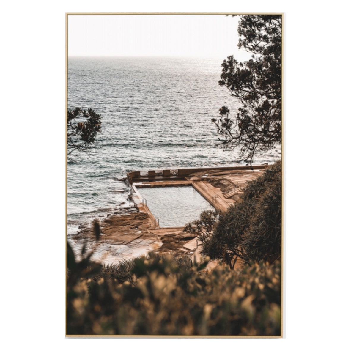 Secluded Pool Canvas | 7 Sizes
