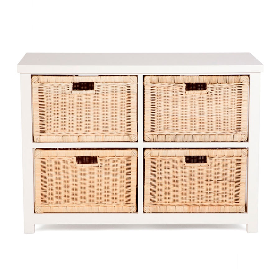 Honey Basket Unit 4 Drawer Square