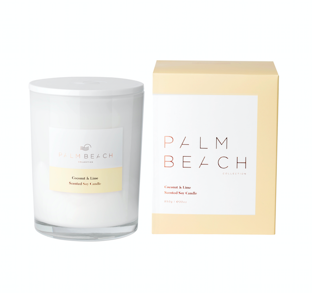 Coconut &amp; Lime 850g Deluxe Candle