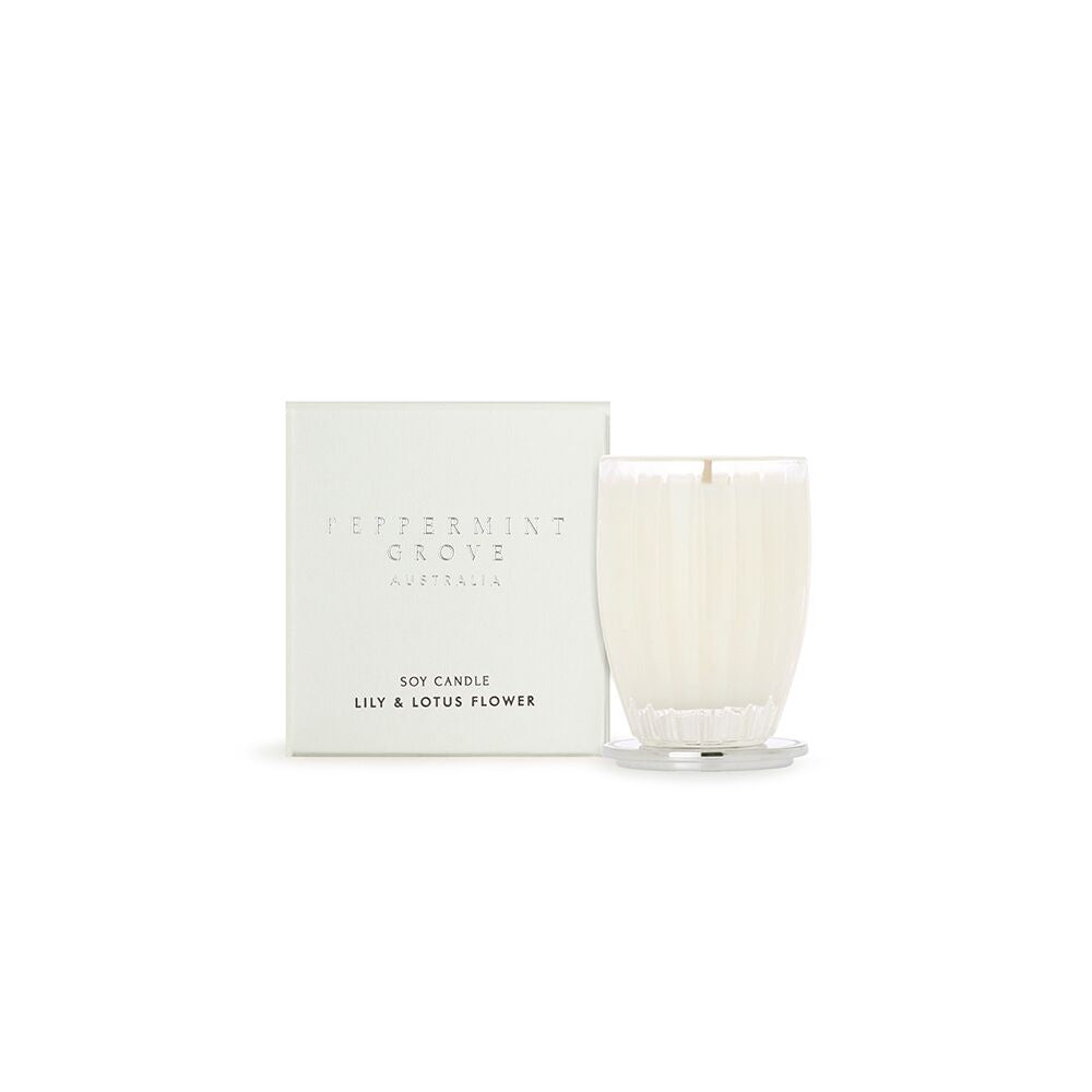 Lily &amp; Lotus Flower Fragrance Mini Candle