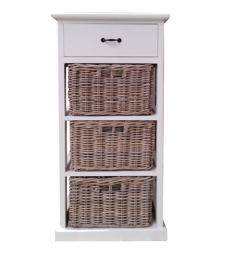 Kubu Storage Unit 3 x Basket 1 x Drawer