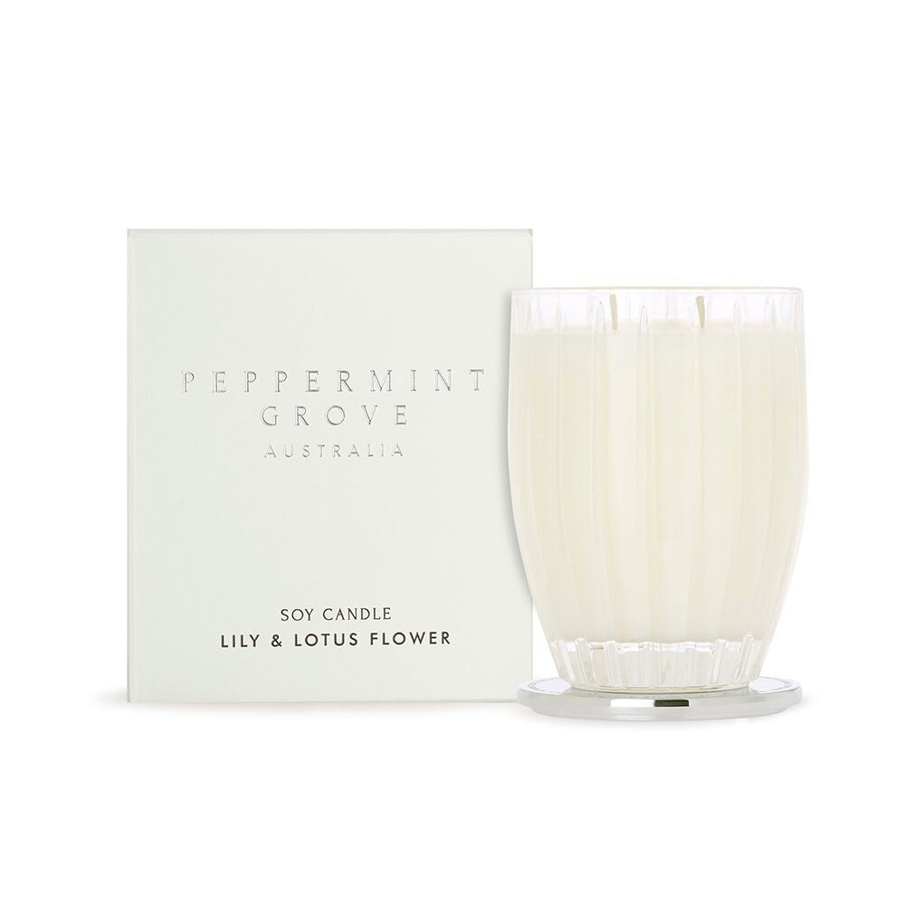 Lily &amp; Lotus Flower Fragrance Candle