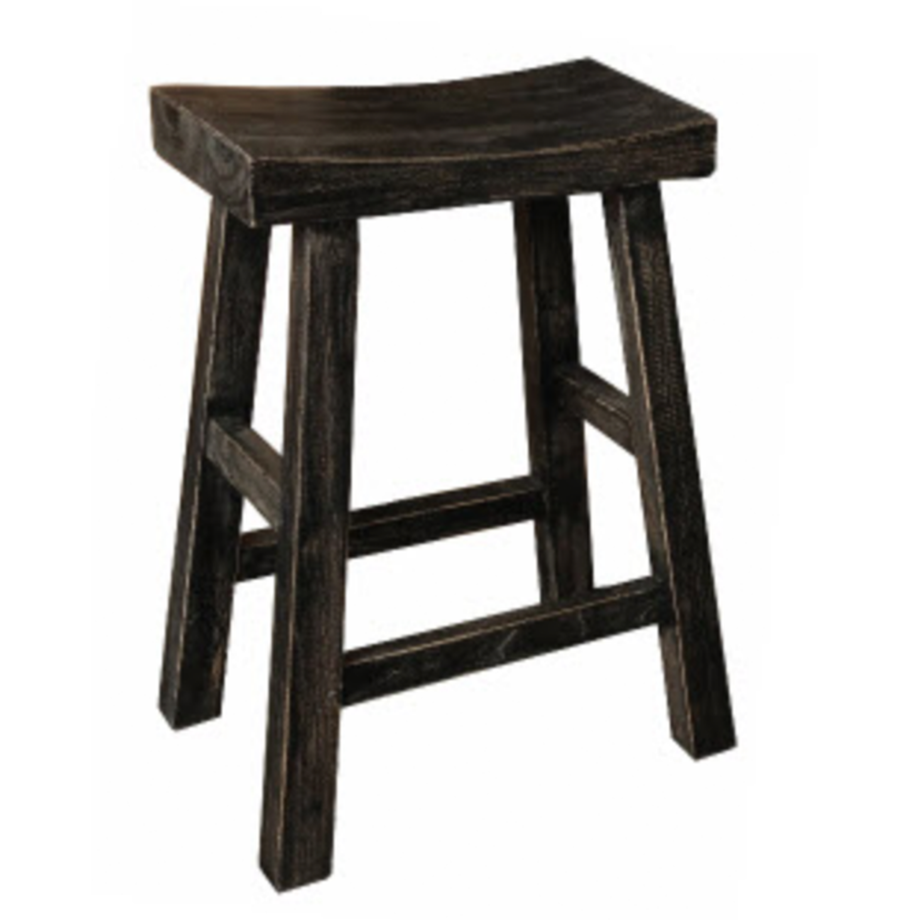 Shanghai Stool Black