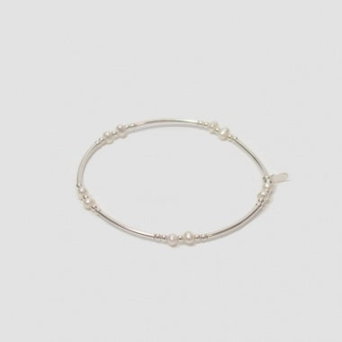 Two Pearl Bracelet | Sterling Silver