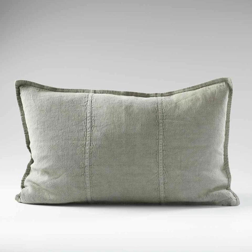 Luca Linen Pistachio Cushion | 3 Styles