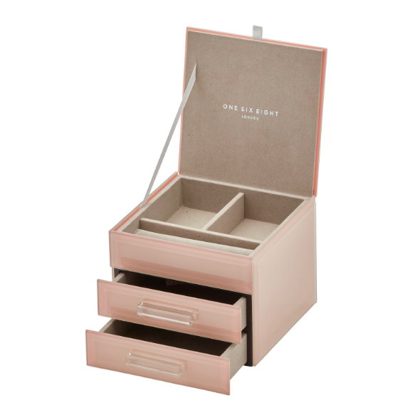 Gabriella Blush Small Jewellery Box