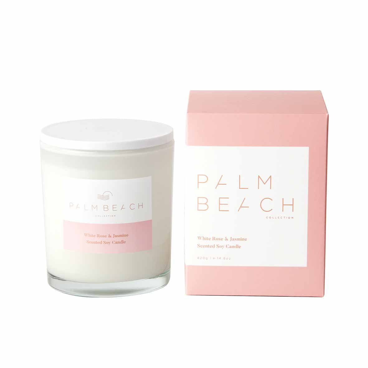 White Rose &amp; Jasmine Candle 420g
