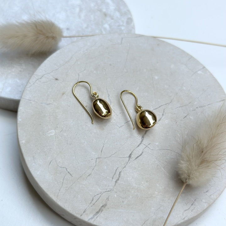Small Teardrop Earrings | Gold
