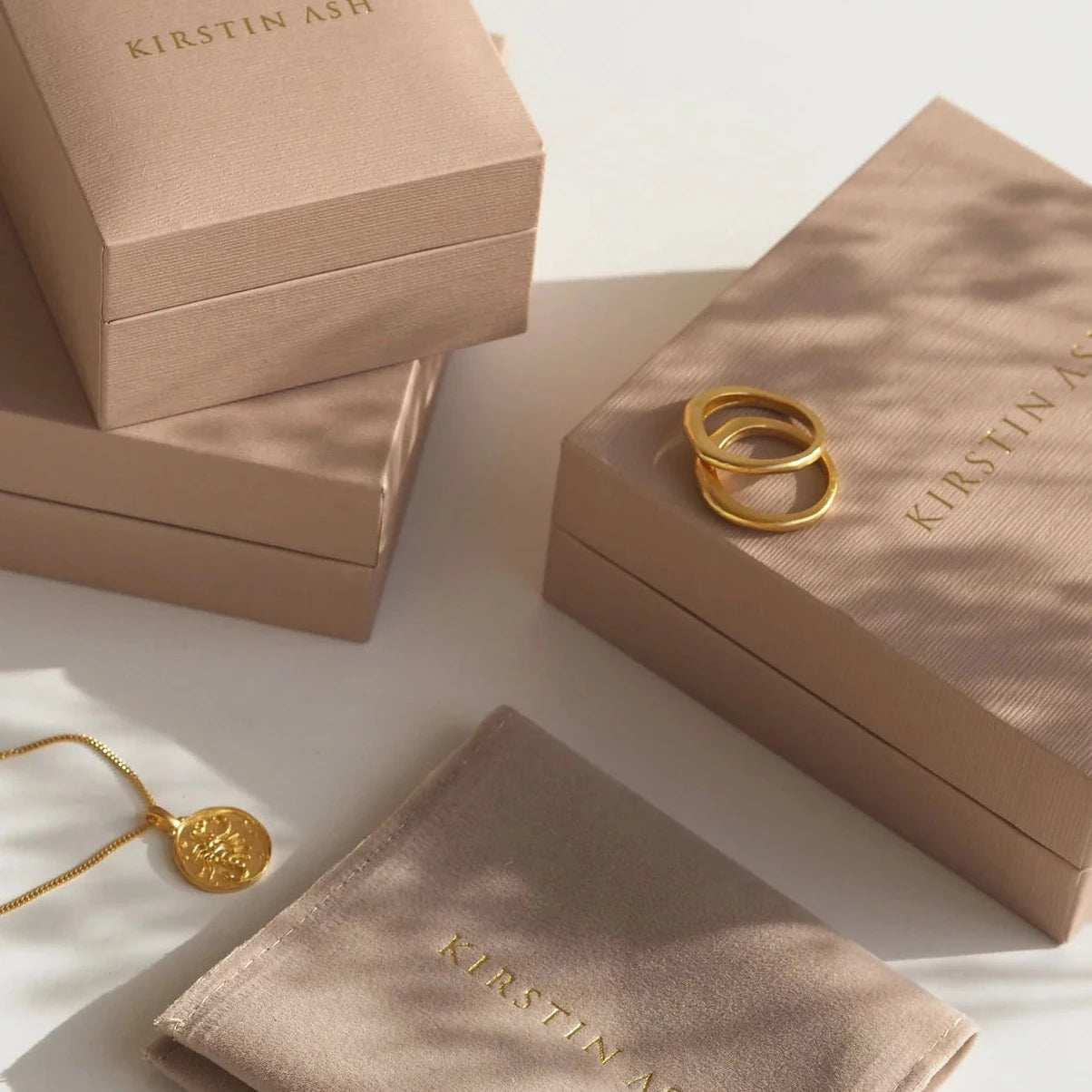 Guiding Star Hoops | Gold