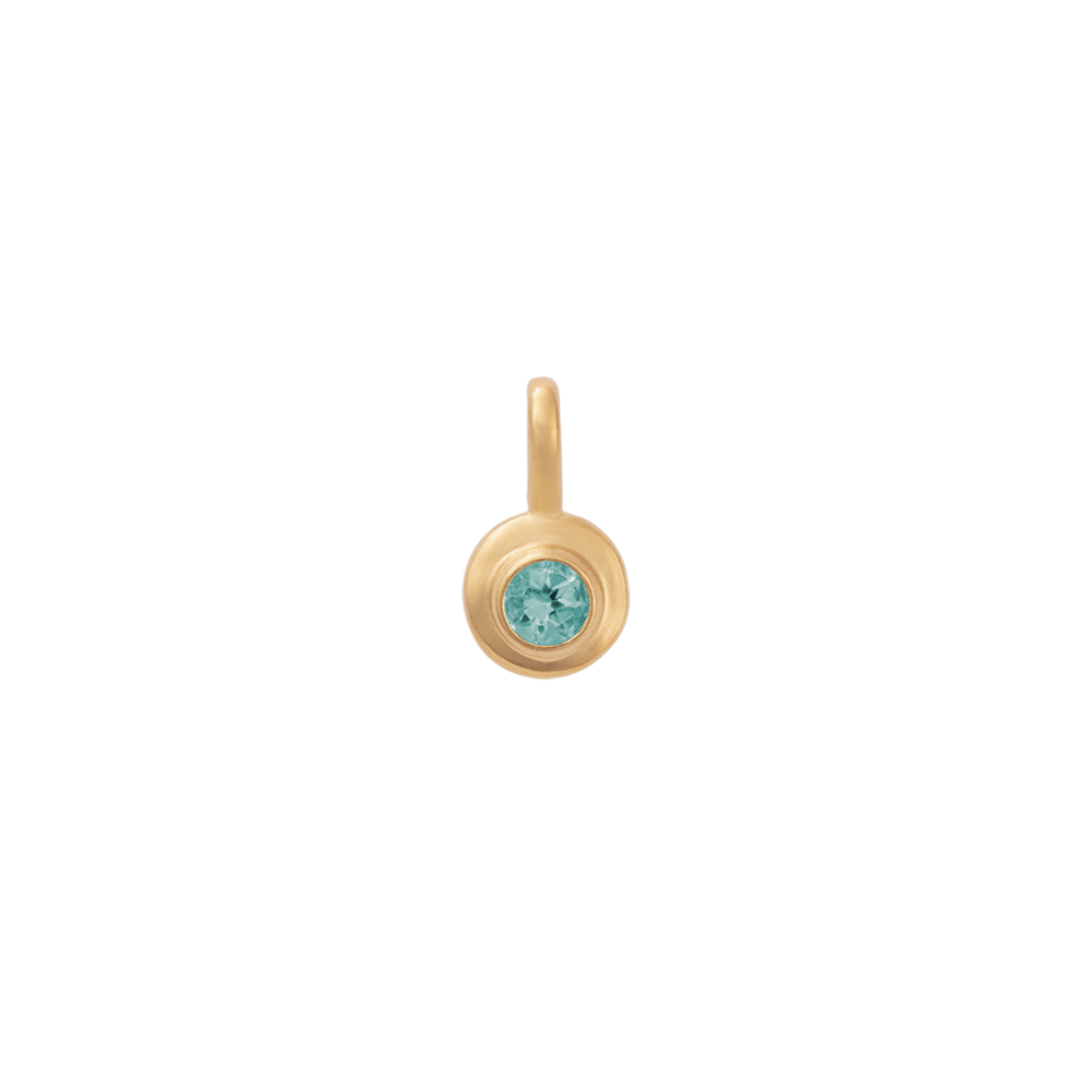Birthstone Pendant | September - London Blue Topaz | Gold