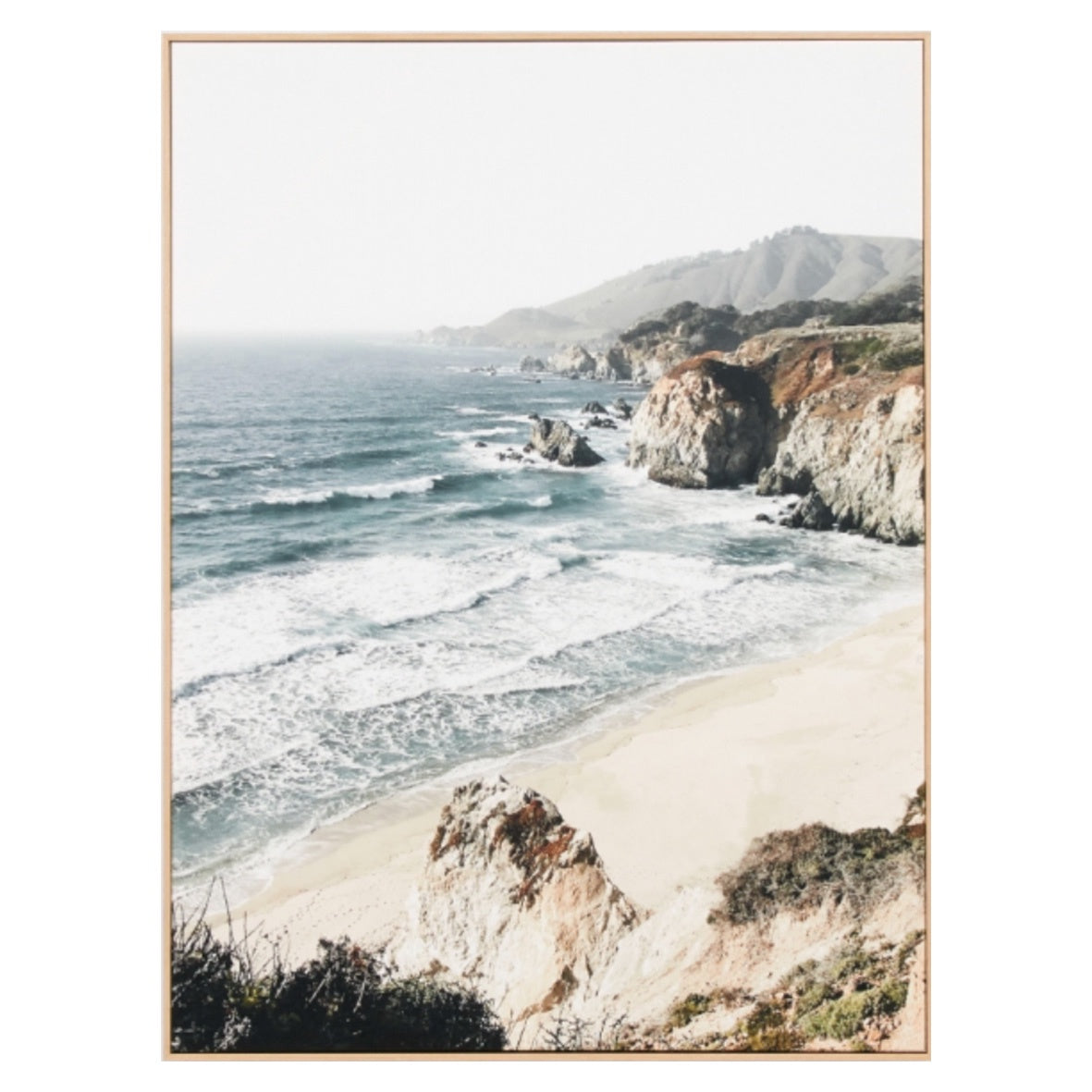 Surf Vista Framed Canvas