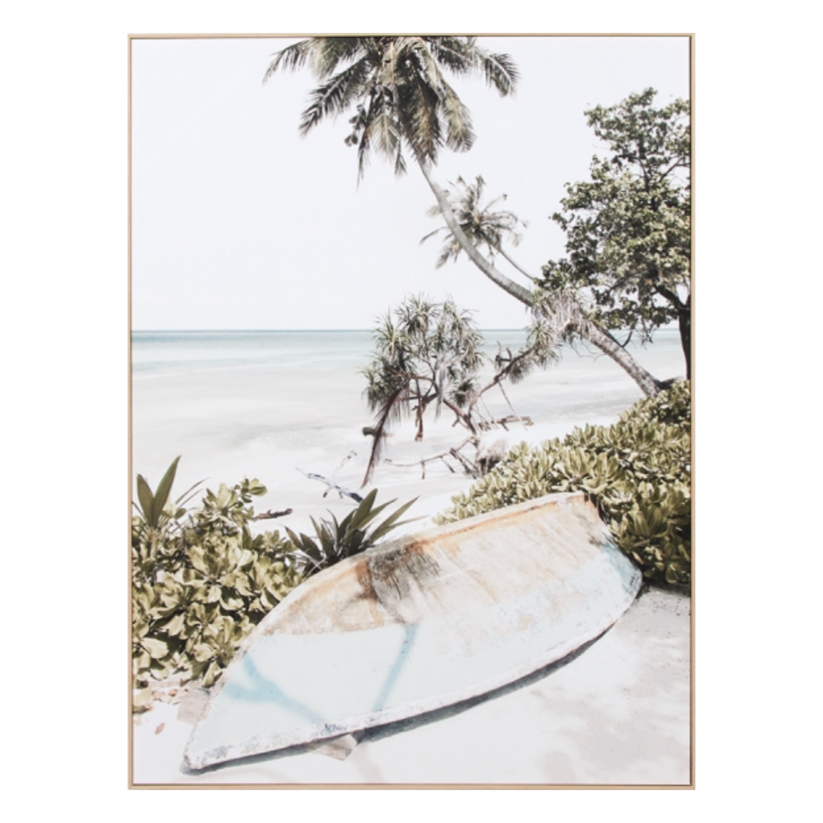 On Island Time Framed Canvas